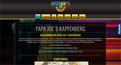 Desktop Screenshot of papa-joes-kapfenberg.at